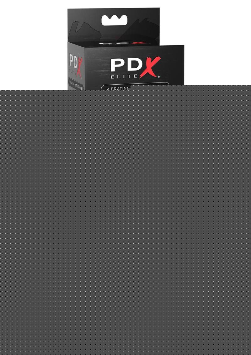 Pipedream Extreme Elite Silicone Vibrating Roto-Sucker Masturbator - Black