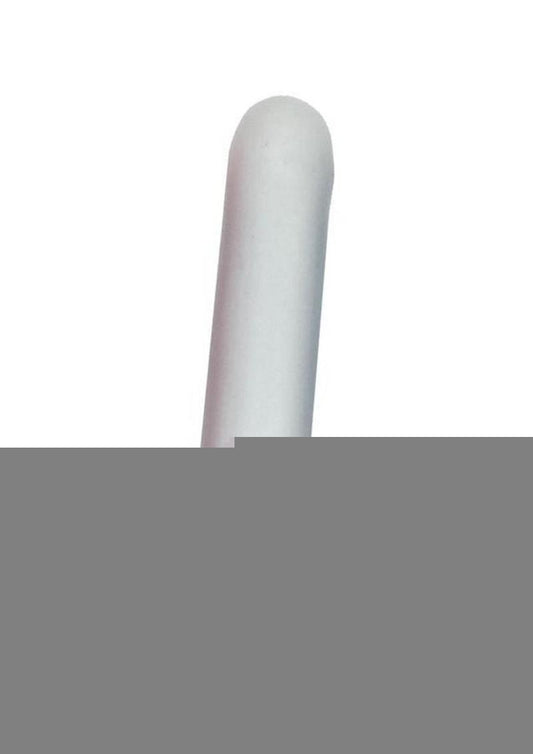 Pearl Sheens Smooth Vibrator - White - 5in