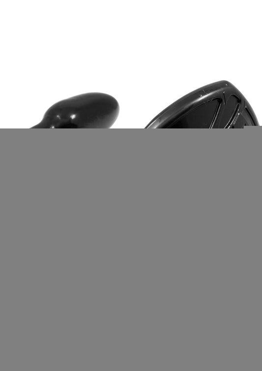 Perfect Fit Armour Tug Lock Prostate Plug - Black - Small
