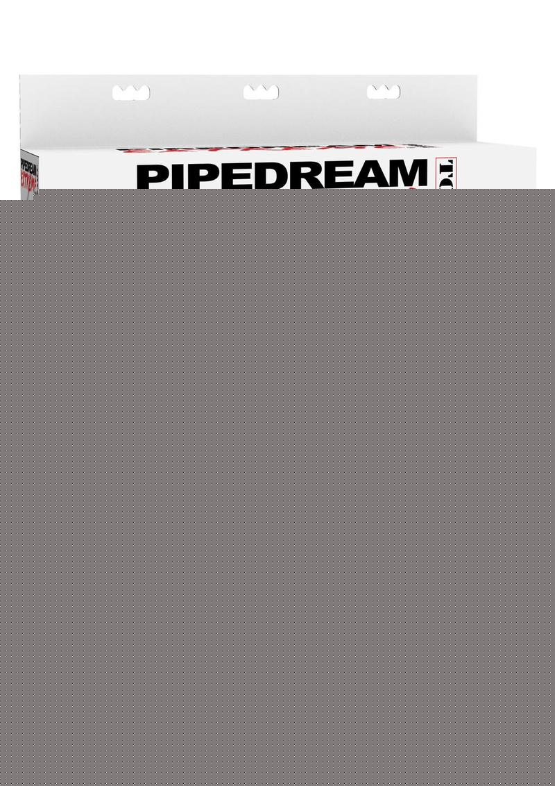 Pipedream Extreme Toyz Vibrating Ass Masturbator - Pussy and Butt - Chocolate