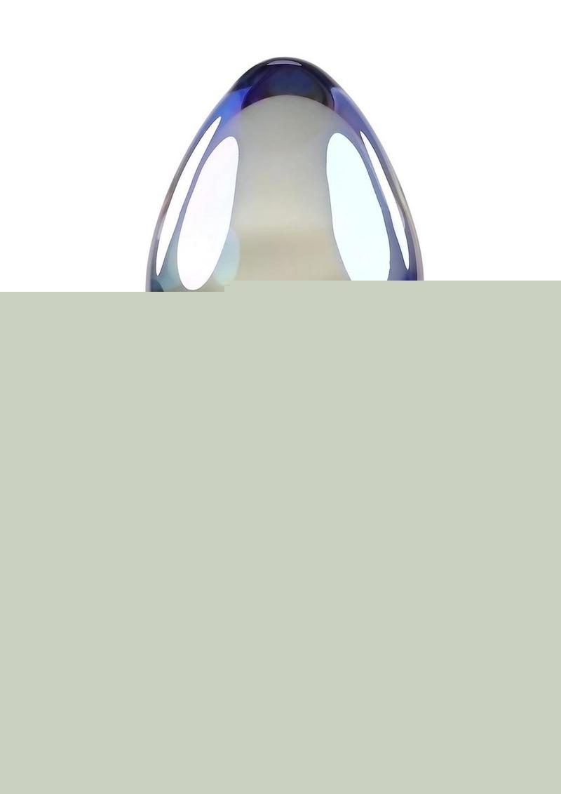 Playboy Jewels Glass Plug - Purple