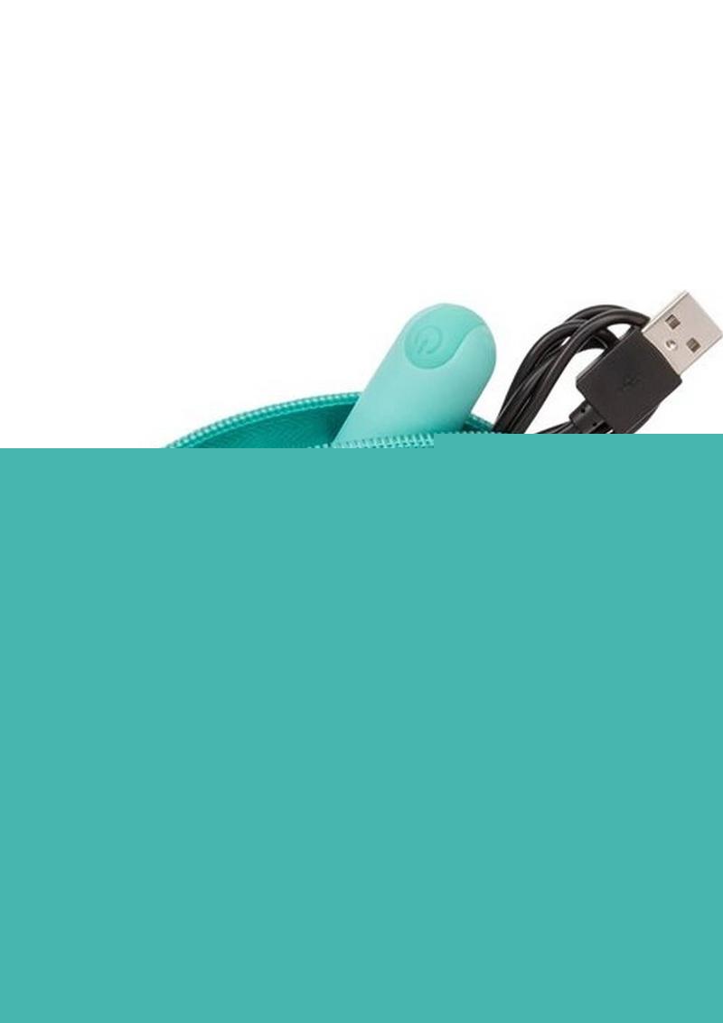 Powerbullet Silicone Storage Bag with Zipper - Green/Teal