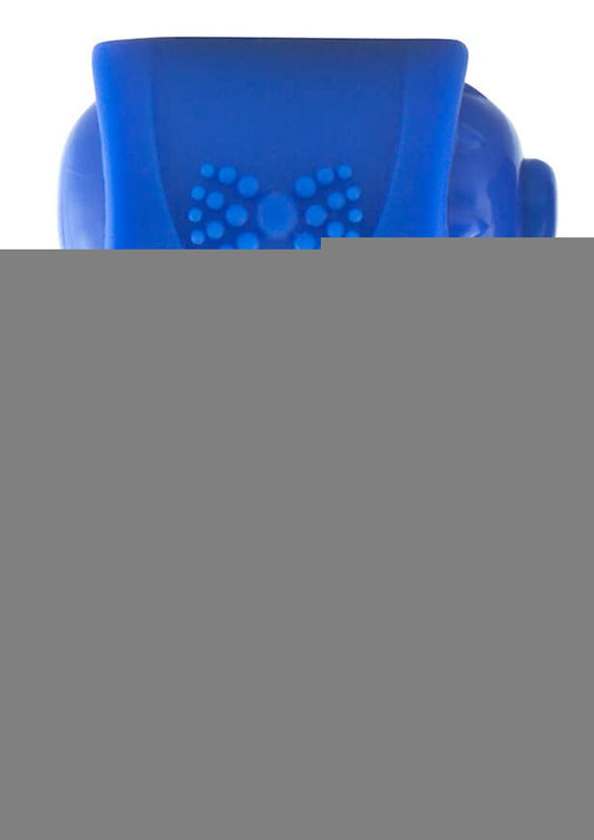 Primo Tux Silicone Vibrating Ring - Blue