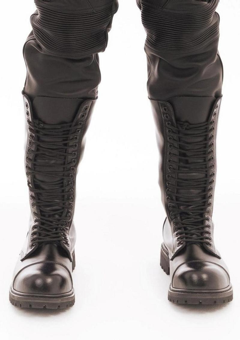 Prowler Red 20 Hole Boot - Uk 9.5 - Black