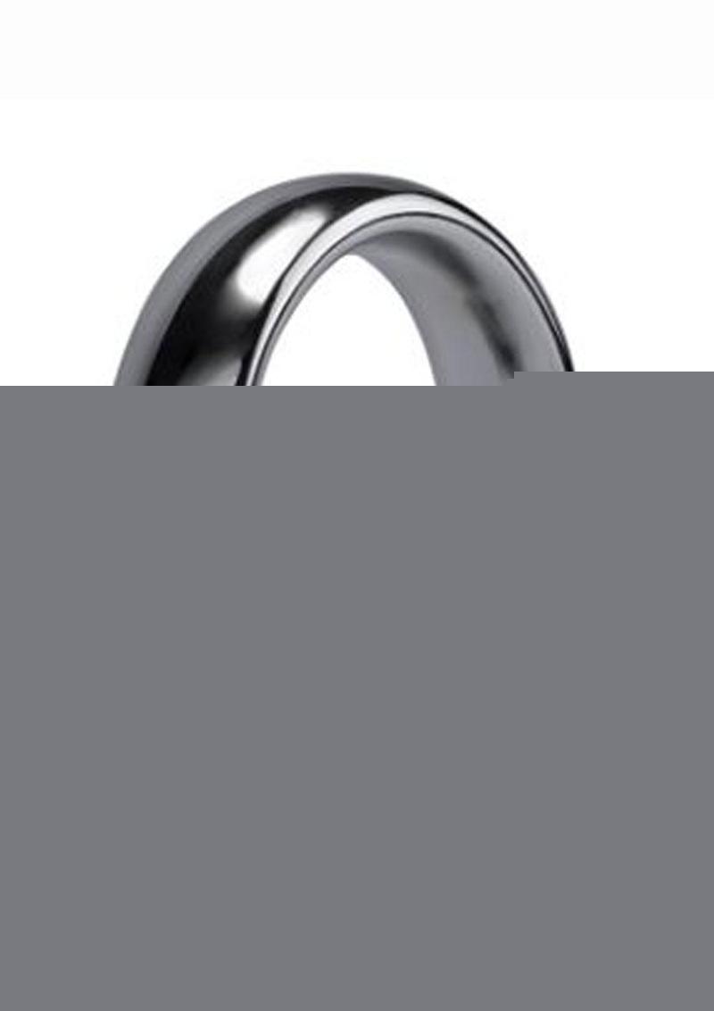 Prowler Red Aluminum Cock Ring - Metal/Silver - 45mm
