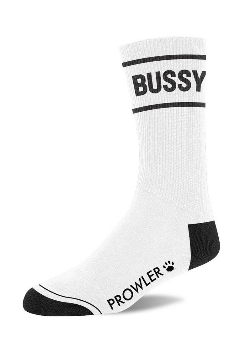 Prowler Red Bussy Socks - Black/White