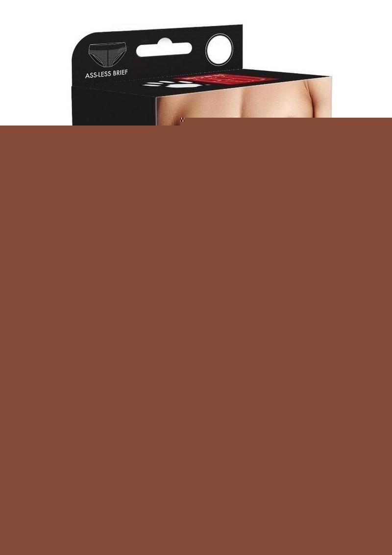 Prowler Red Ass Less Brief Blk Md