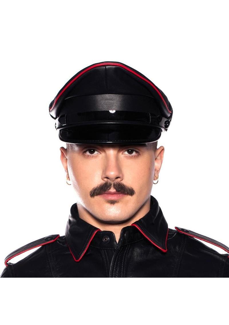 Prowler Red Military Cap - Black/Red - 59cm