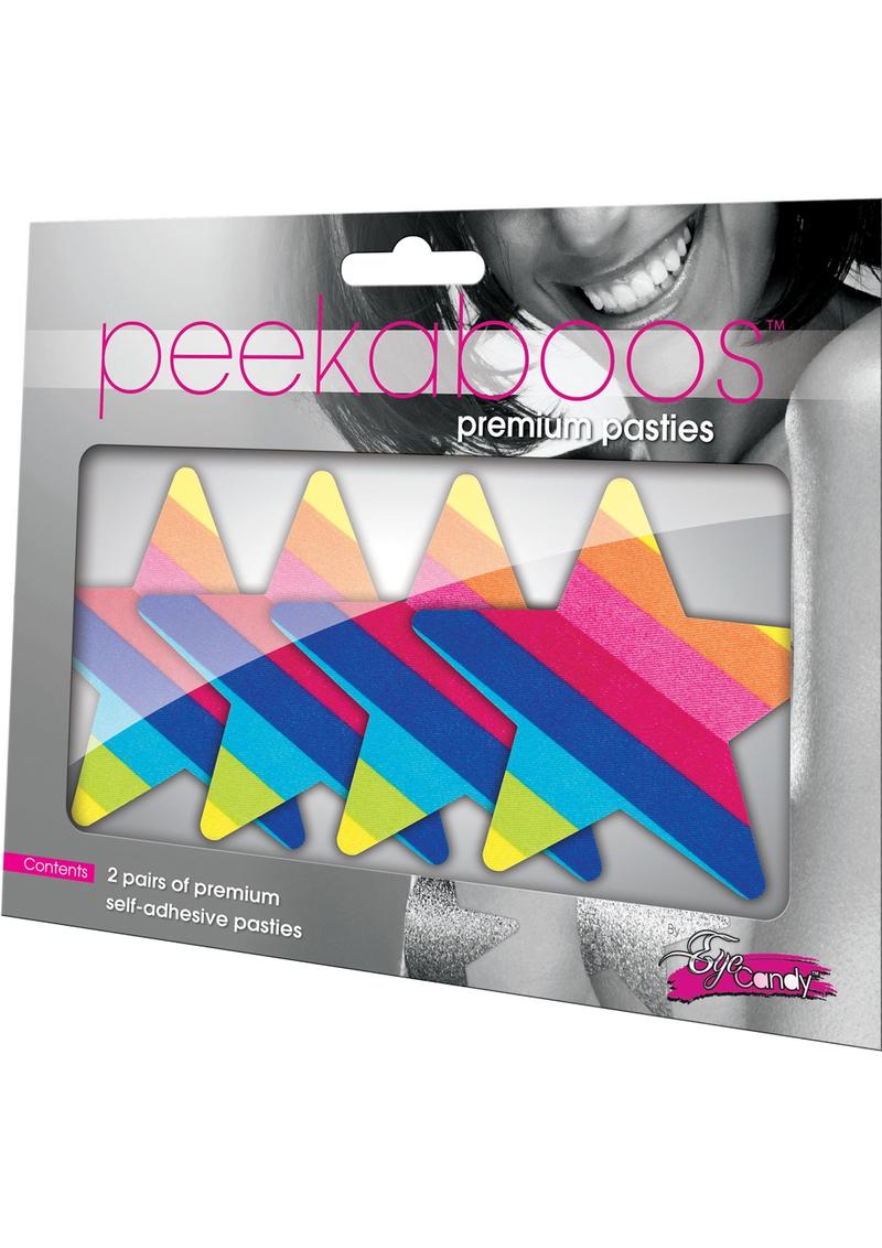 Rainbow Starz Pasties - Rainbow