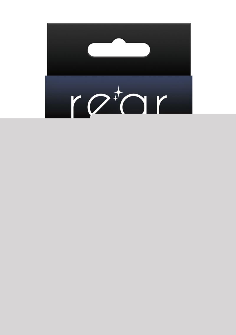 Rear Assets Rose Gold Anal Plug - Clear/Rose Gold - Small