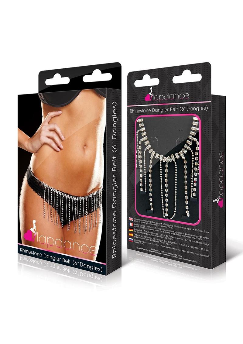 Rhinestone Dangler Belt - Diamond