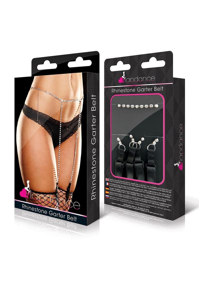 Rhinestone Garter Belt - Diamond
