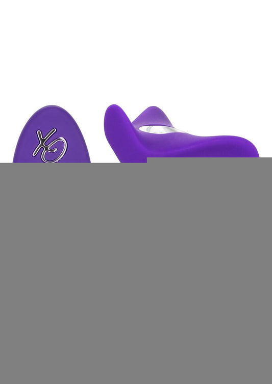 Silicone Remote Orgasm Ring Silicone Rechargeable Waterproof - Purple