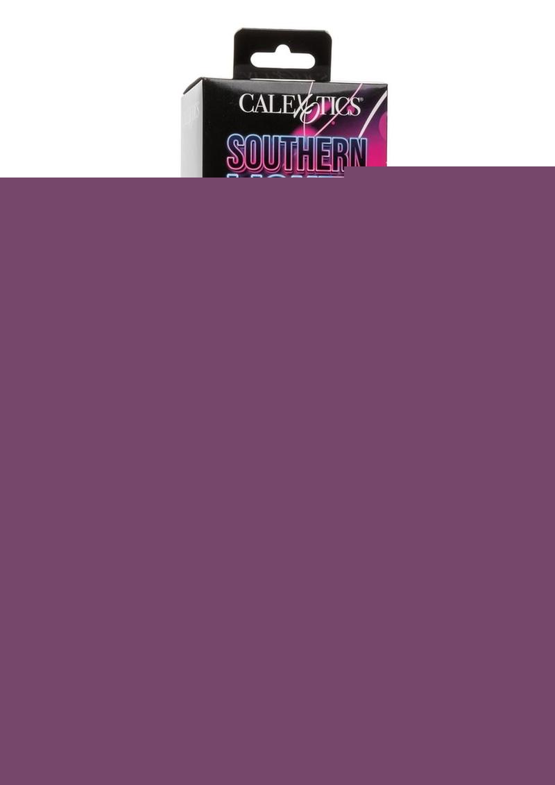 Southern Lights Rechargeable Silicone Vibrating Light Up Anal Probe - Black