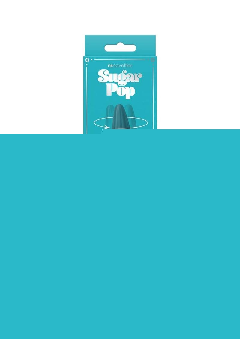 Sugar Pop Twist Rechargeable Silicone Vibrator - Teal