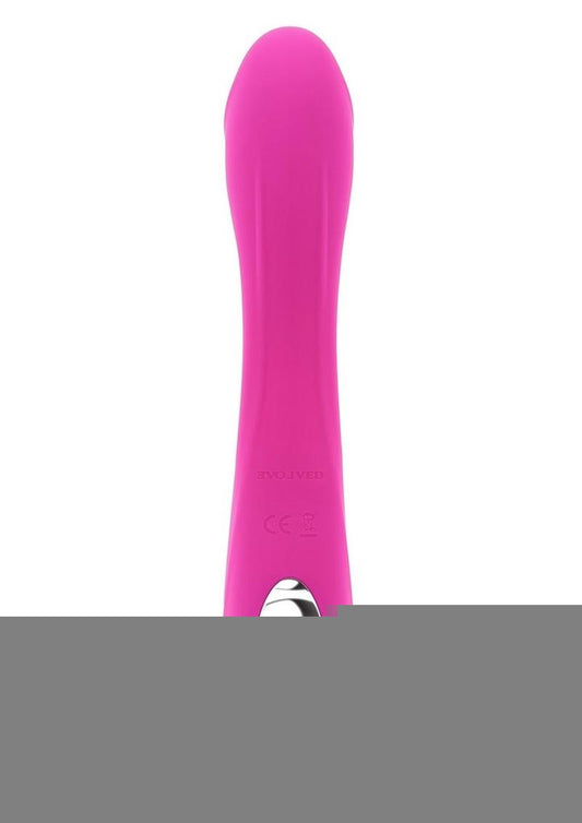 Sugar Rush Rechargeable Silicone G-Spot Vibrator - Pink