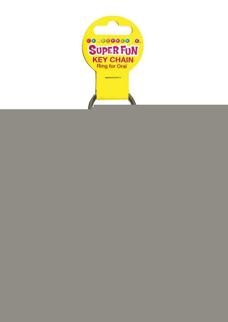 Super Fun Key Chain Ring For Oral - White