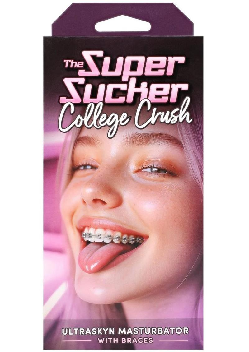 Super Sucker College Crush Ultraskyn Masturbator - Mouth with Braces - Vanilla