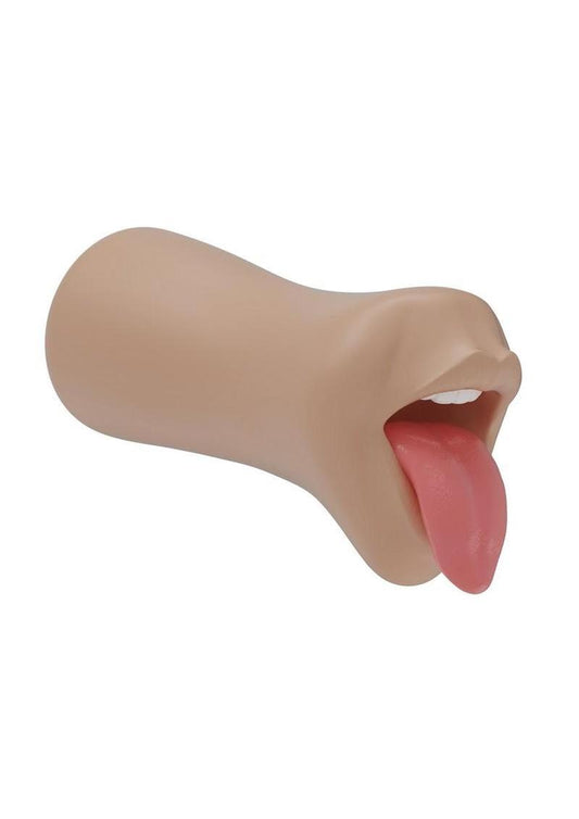 Super Sucker In My Mouth Ultraskyn Masturbator - Mouth - Vanilla