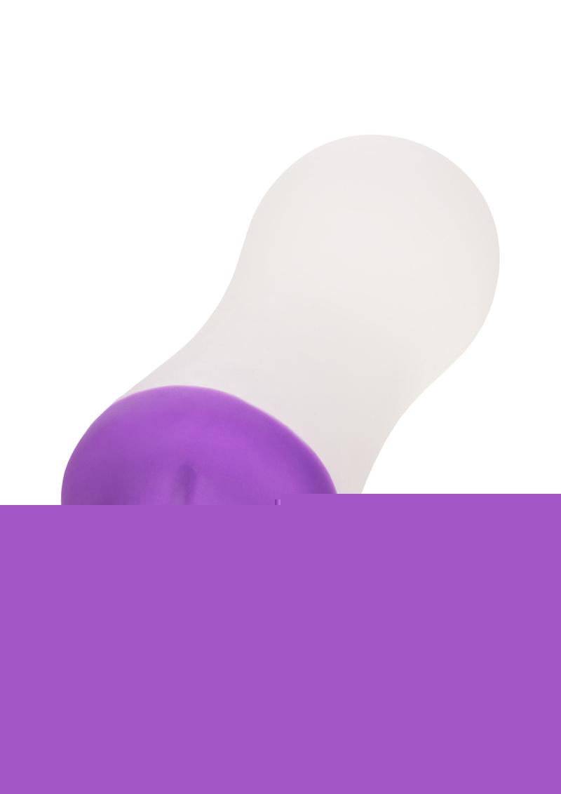 The Gripper Deep Throat Grip Masturbator - Mouth - Frost/Purple