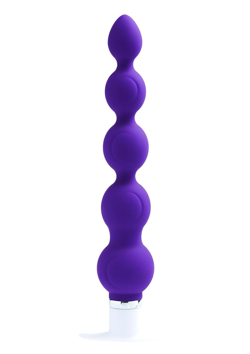 Vedo Quaker Silicone Anal Beads - Into You - Blue/Indigo
