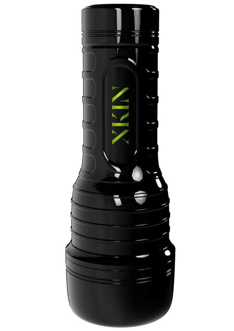 Xkin Lana Eclipse Rechargeable Vibrating Torch Masturbator - Pussy - Black/Caramel