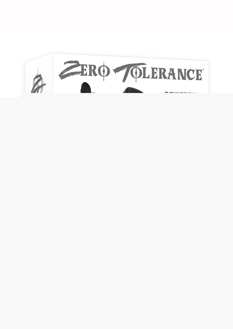 Zero Tolerance Vibrating Girth Enhancer Silicone Rechargeable Sleeve with Remote Control - Black/Red