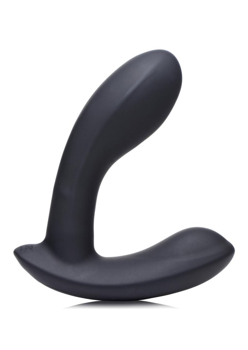 Zeus Vibrating and E-Stim Silicone Rechargeable Prostate Massager with ...