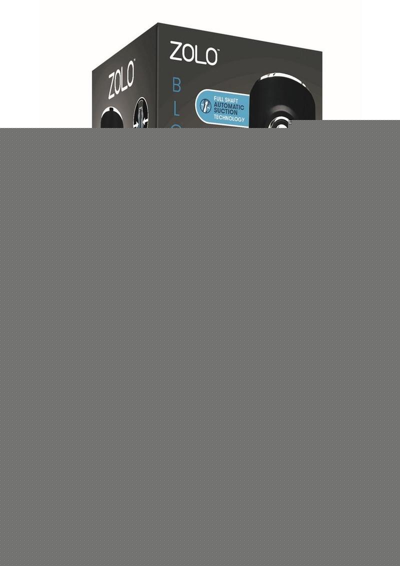 ZOLO Blow Master Rechargeable Silicone Masturbator - Black/Blue