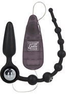Booty Call Booty Double Dare Silicone Vibrating Butt Plug...