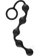 Me You Us Onyx Silicone Anal Beads - Black
