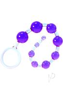 Me You Us Dragons Tail Anal Beads - Violet