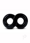 Stay Hard Cock Ring And Ball Strap - Black