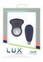 Lux Active Circuit Rechargeable Silicone Cock Ring With Remote Control - Navy