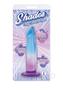 Shades G-spot Dildo With Suction Cup 6.25in - Blue/purple
